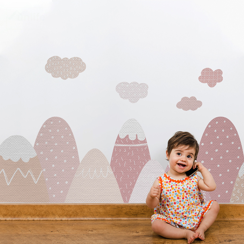 Baby Nursery Murals - الشمال ديكور المنزل الدافئة بالون الهواء