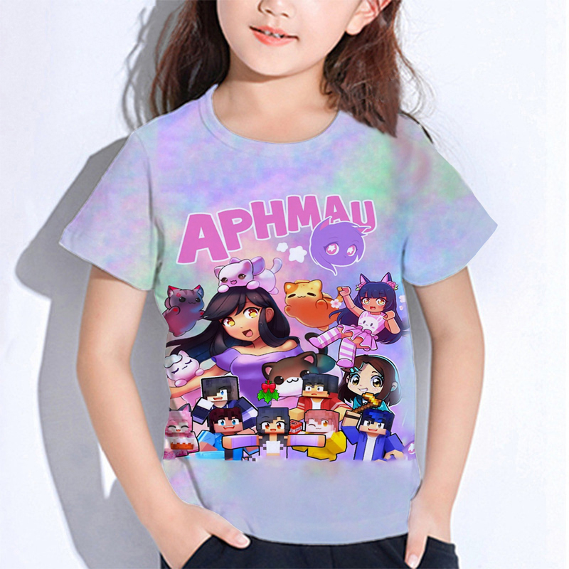 Baby Nursery Ideas Boy - Aphmau-الأطفال Meows القط الكرتون تي شيرت