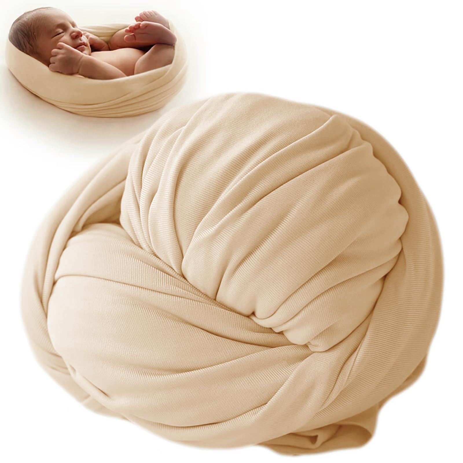 Baby Wrap Stretchy - مستلزمات تصوير المواليد الجدد: بطانية قماشية