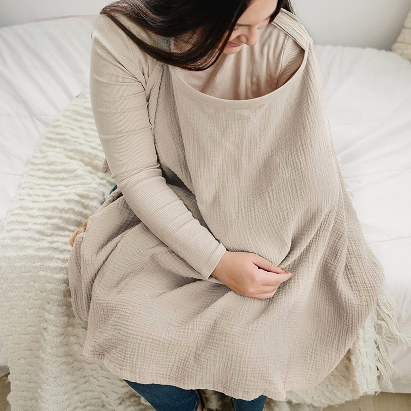 Nursing Cover Breastfeeding - غطاء رضاعة للرضاعة الطبيعية، شال خفيف