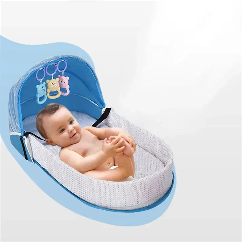 Baby Nursery Hamper - سرير أطفال حديثي الولادة قابل للطي