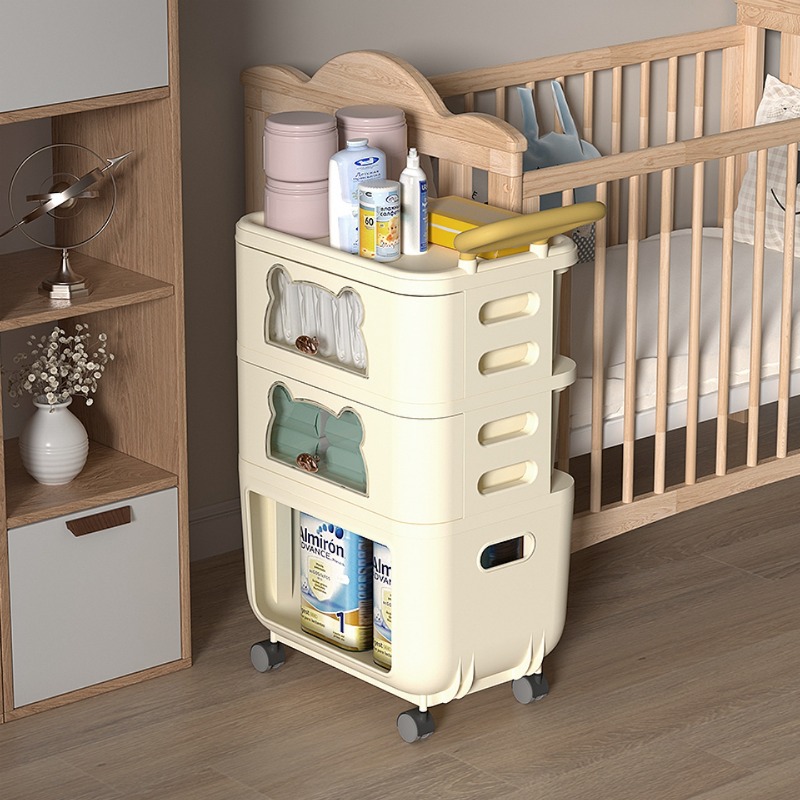 Baby Nursery Utility Cart - متعددة الأغراض غرفة المعيشة التخزين المنظم