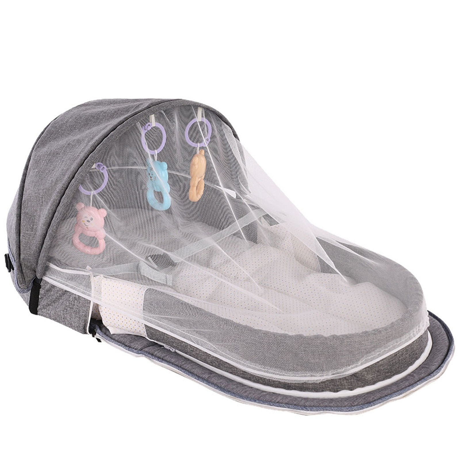 Baby Nursery Hamper - سرير أطفال محمول قابل للطي مع
