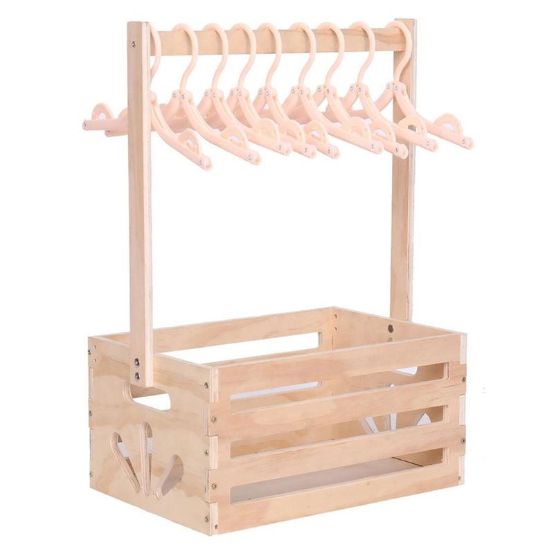 Baby Nursery Storage - سلة هدايا خشبية لحفلات استقبال المولود