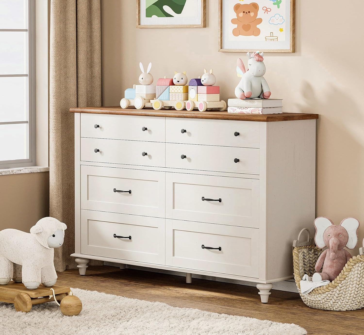 Baby Nursery Chest Of Drawers - خزانة أدراج عصرية للأطفال بـ 7