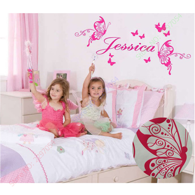 جديد الفراشات شخصية اسم الفيني - مراجعة Baby Nursery Murals وسعره