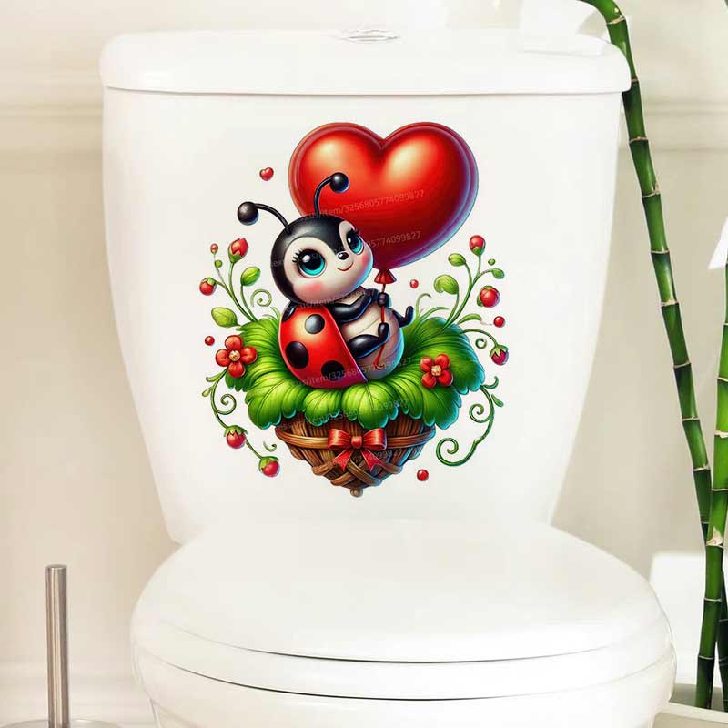 ملصق جداري لطيف على شكل دعسوقة - مراجعة Baby Nursery Murals وسعره