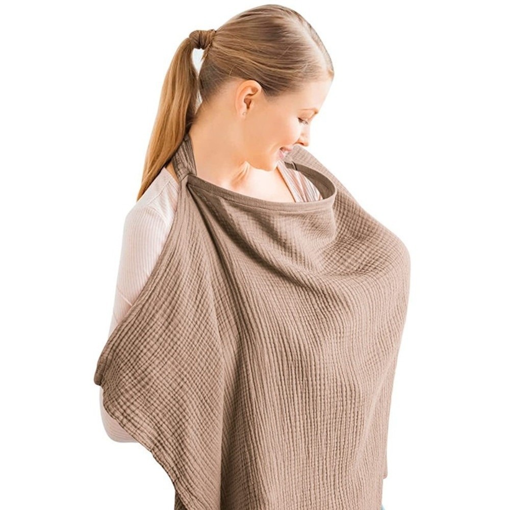 غطاء رضاعة قطني خفيف الوزن من  - مراجعة Nursing Cover Breastfeeding وسعره