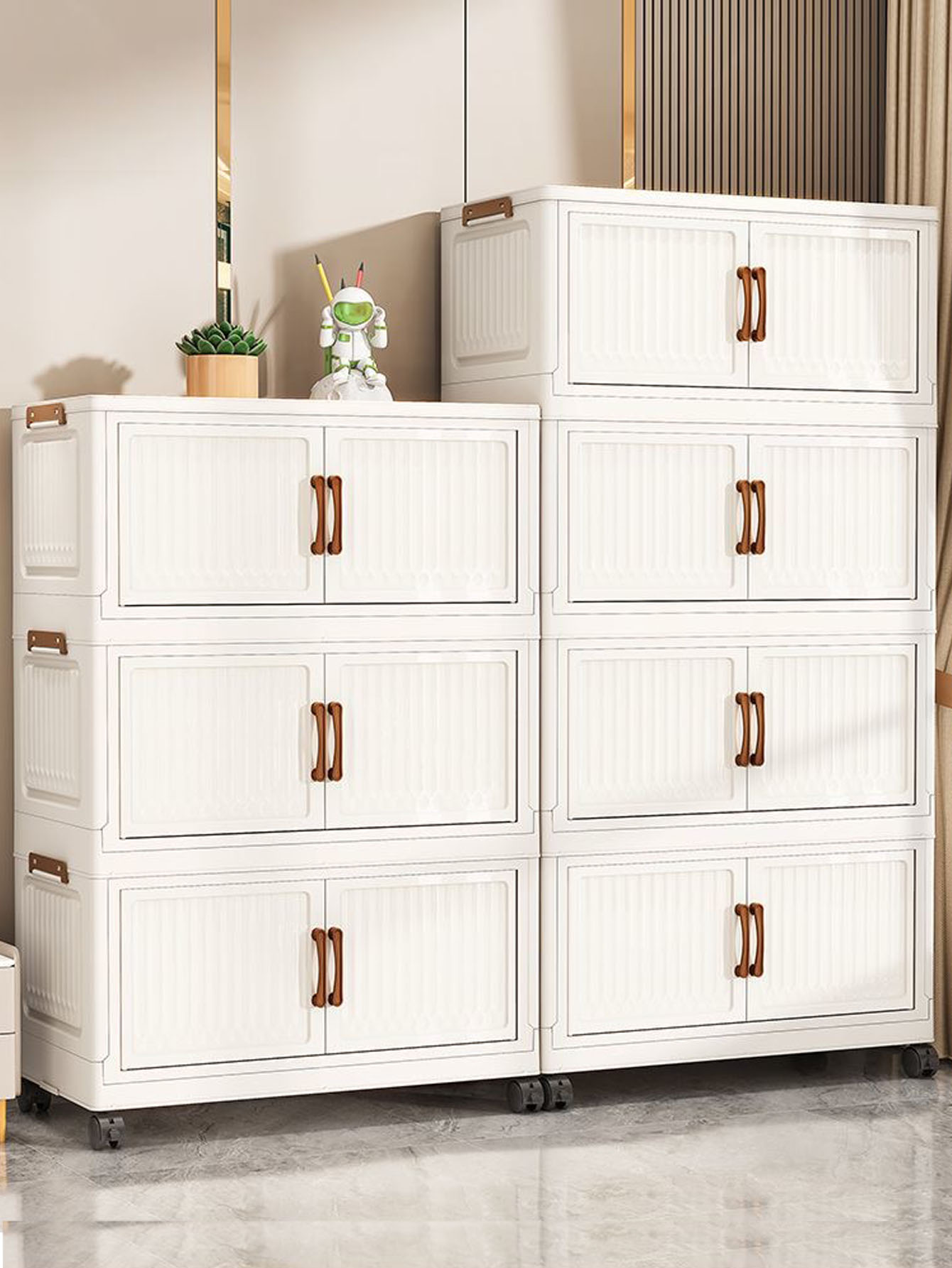 خزانة تخزين متعددة الطبقات قاب - مراجعة Closet Organizer Baby وسعره