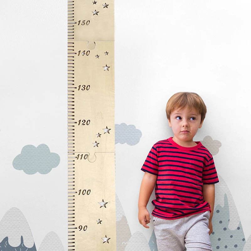 5 أوراق الشمال خشبية الاطفال ا - مراجعة Baby Nursery Wall Mural وسعره