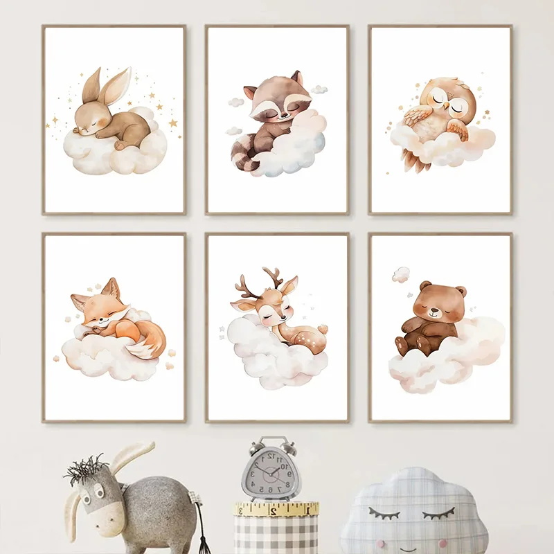 لوحة فنية جدارية لطيفة بتصميم  - مراجعة Baby Nursery Murals وسعره