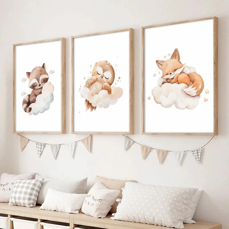 لوحة فنية جدارية لطيفة بتصميم  - مراجعة Baby Nursery Murals وسعره