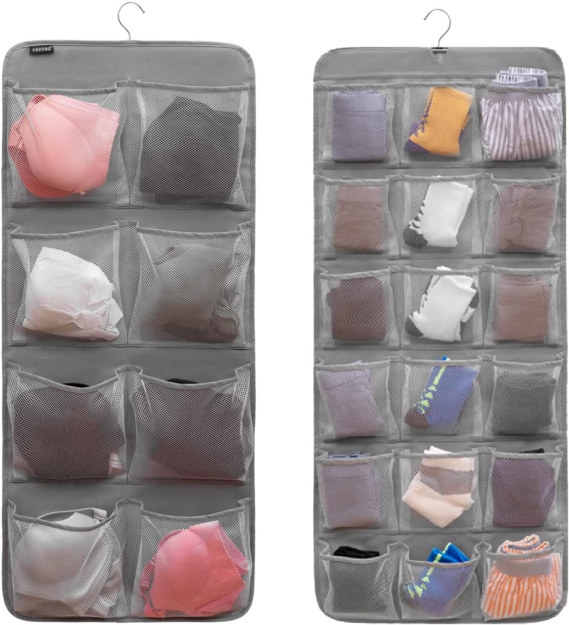 منظم خزانة معلق مزدوج الجوانب  - مراجعة Closet Organizer Baby وسعره