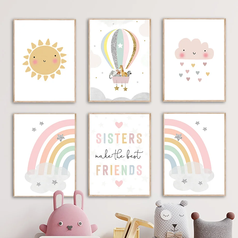 ملصقات وطباعات جدارية على الطر - مراجعة Baby Nursery Posters وسعره