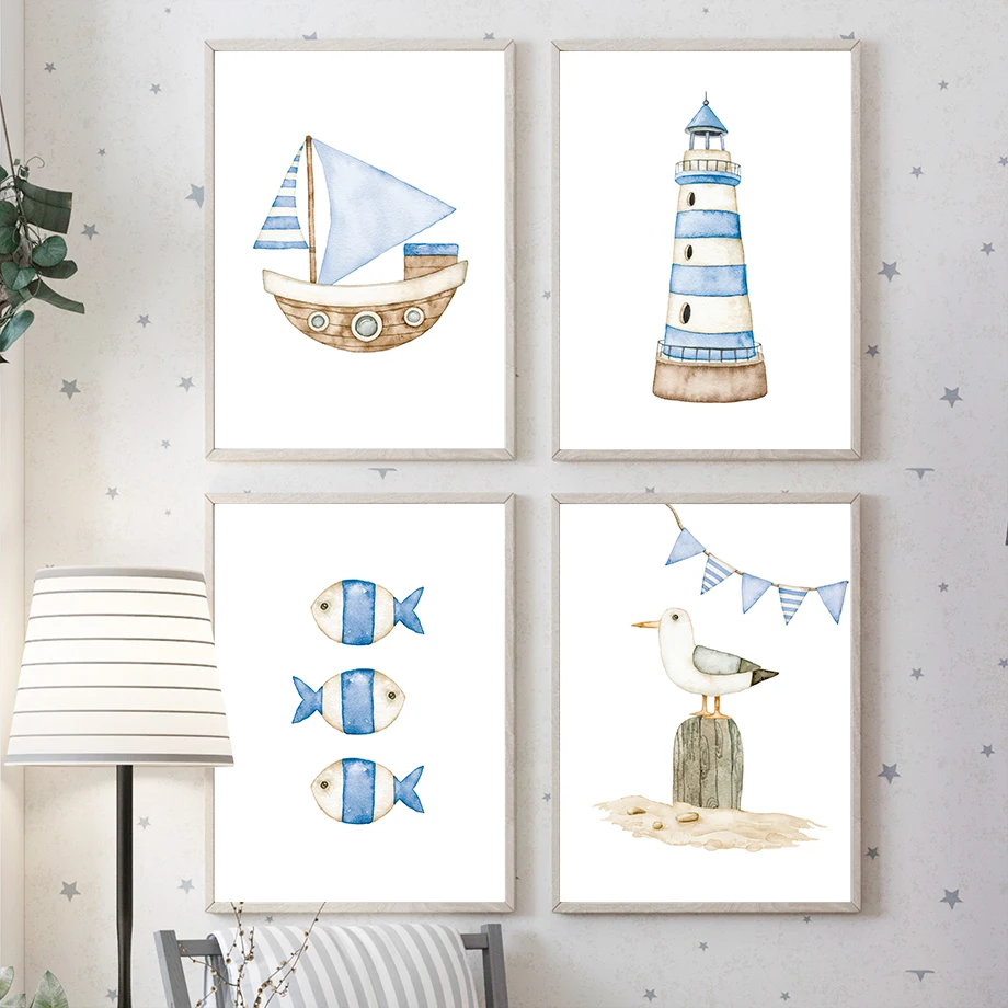 لوحات وملصقات قماشية بتصميم قو - مراجعة Baby Nursery Posters وسعره