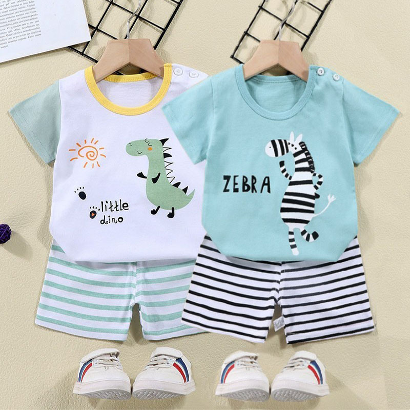 القطن تيز + السراويل 2 قطعة طق - مراجعة Baby Nursery Ideas Boy وسعره