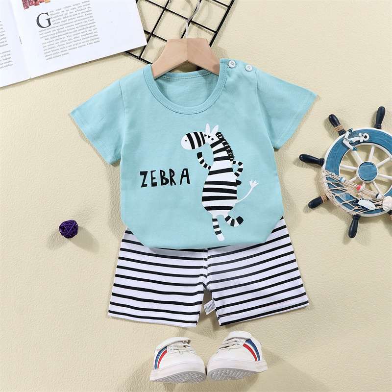 القطن تيز + السراويل 2 قطعة طق - مراجعة Baby Nursery Ideas Boy وسعره