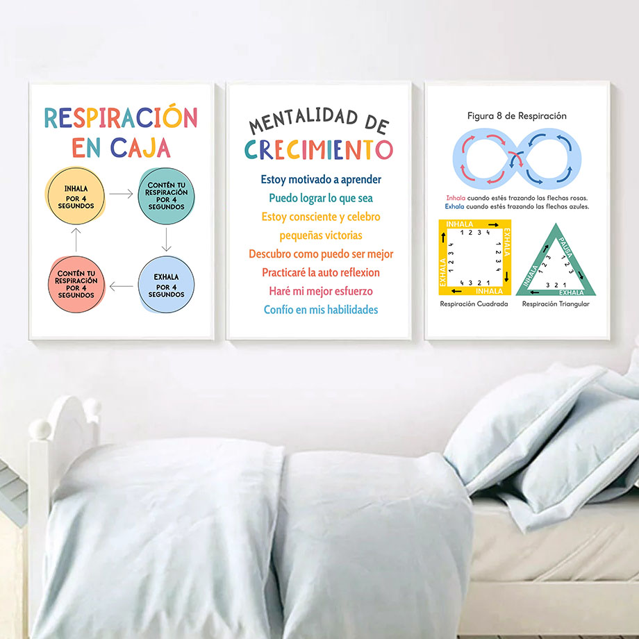 لوحة فنية جدارية قماشية بتصميم - مراجعة Baby Nursery In Spanish وسعره