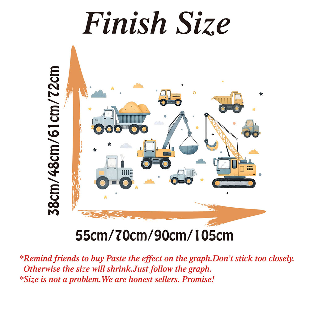 مجموعة مركبات حفارة كرتونية مل - مراجعة Baby Nursery Wall Mural وسعره