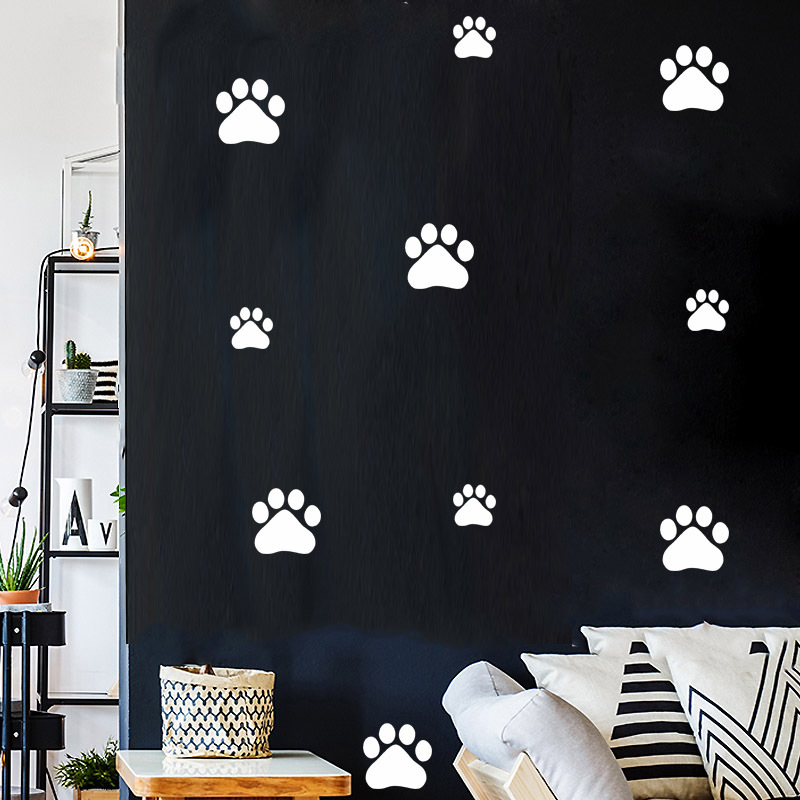 الكرتون الكلب القط المشي باو ط - مراجعة Baby Nursery Wall Mural وسعره