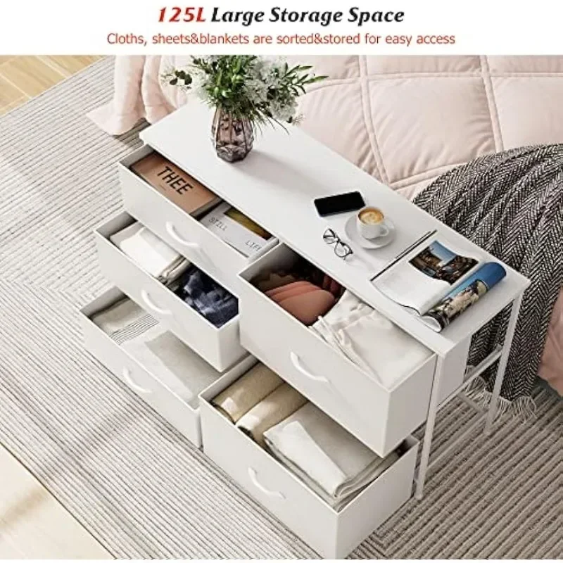 خزانة بيضاء لغرفة النوم مع 5 أ - مراجعة Baby Nursery Chest Of Drawers وسعره