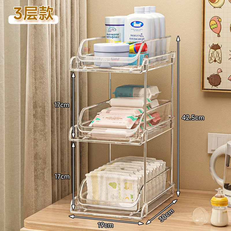 منظم أطفال شفاف متعدد الطبقات  - مراجعة Baby Nursery Storage وسعره