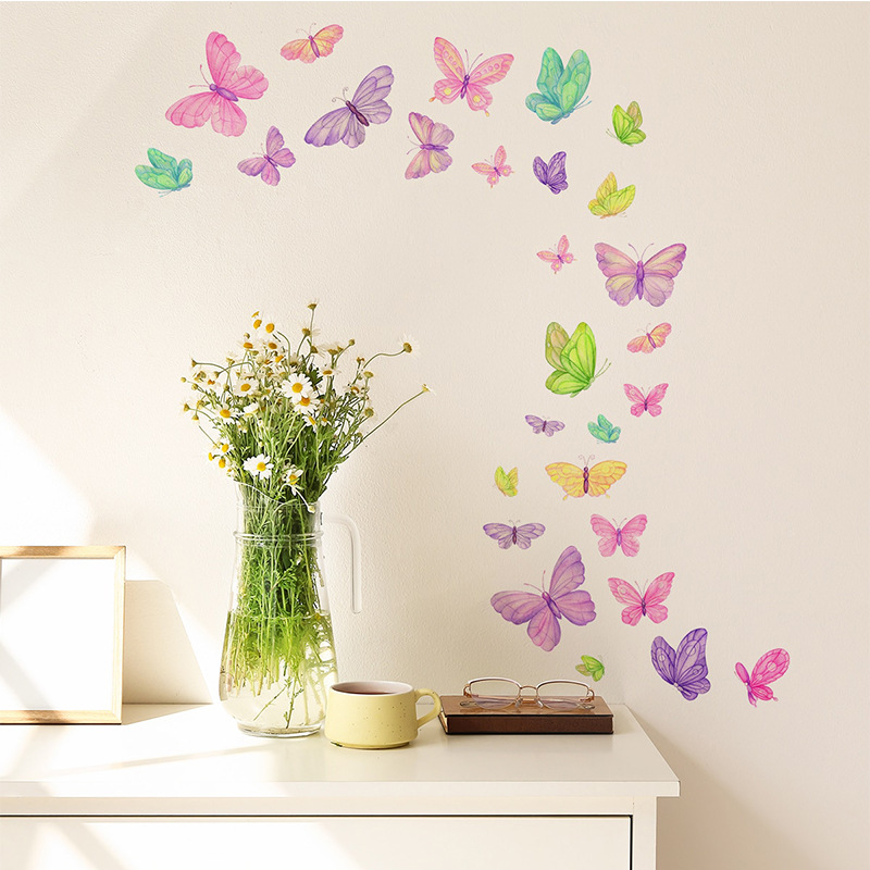 ملصقات حائط على شكل فراشة روما - مراجعة Baby Nursery Wall Mural وسعره