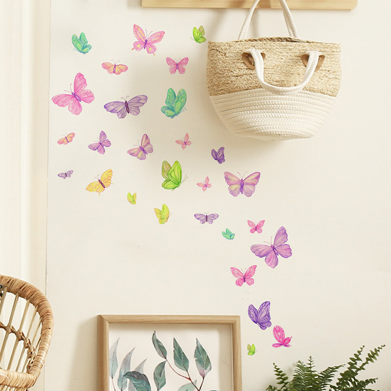 ملصقات حائط على شكل فراشة روما - مراجعة Baby Nursery Wall Mural وسعره