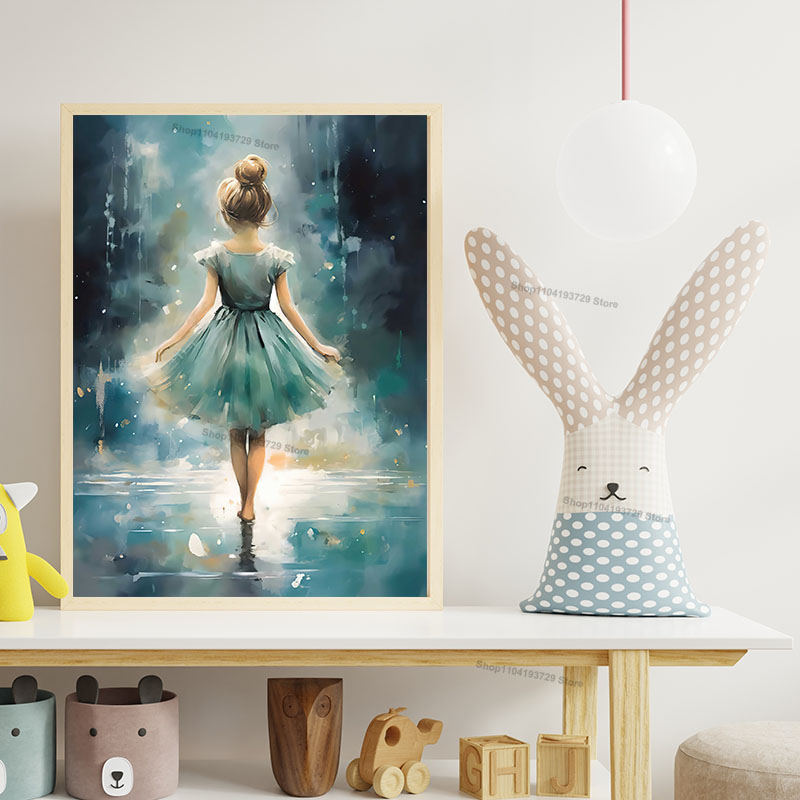 لوحة فنية جدارية على القماش لف - مراجعة Baby Nursery Posters وسعره