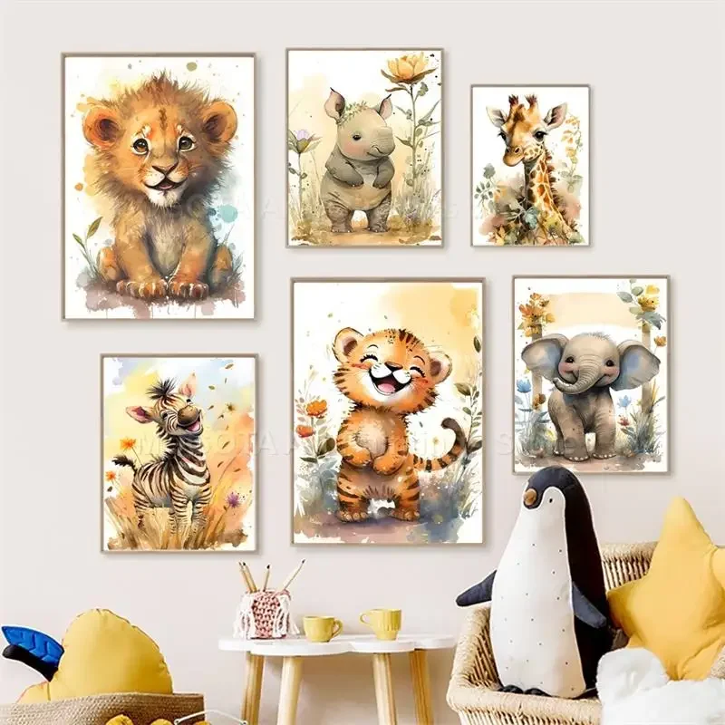 لوحات فنية جدارية للأطفال بتصم - مراجعة Baby Nursery Posters وسعره
