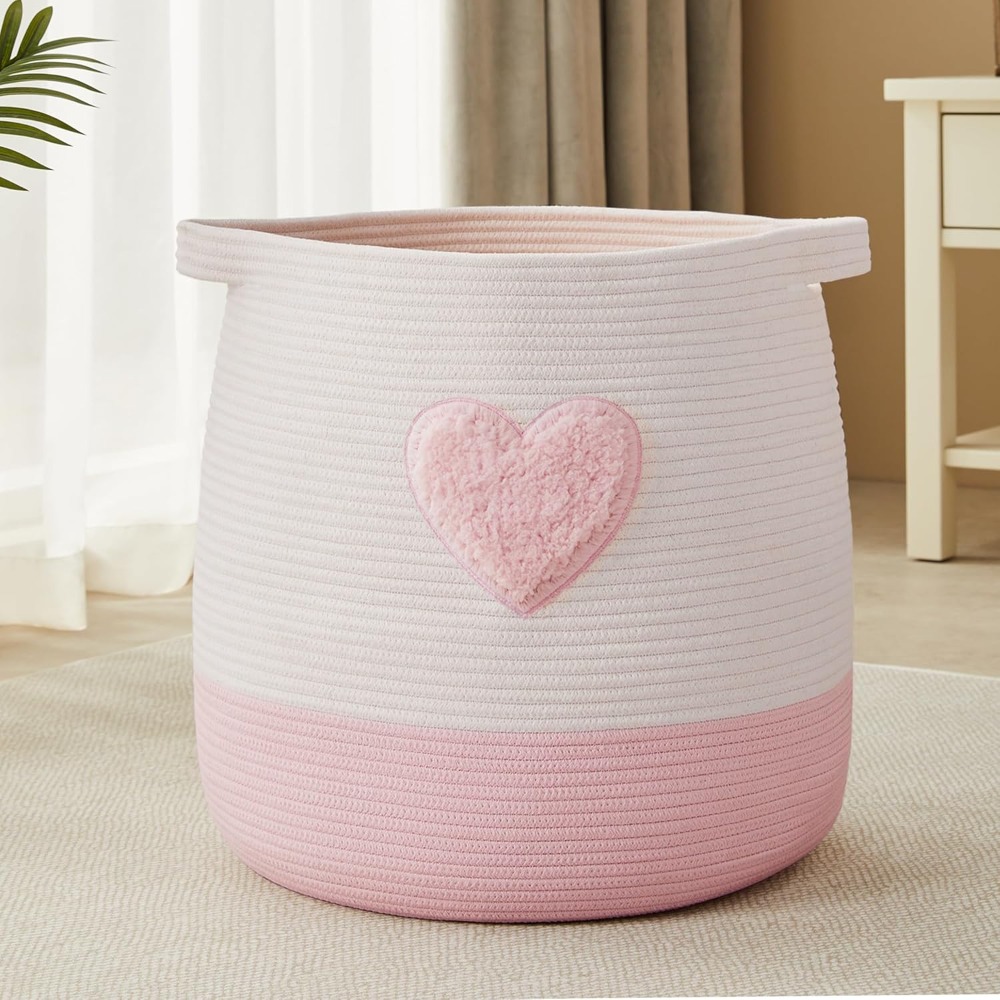 سلة الغسيل الوردية للأطفال الب - مراجعة Baby Nursery Hamper وسعره