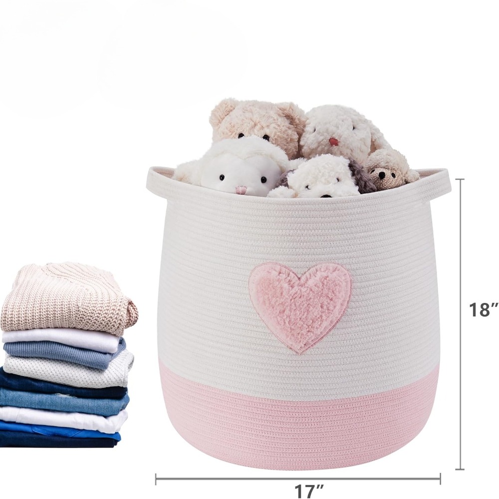 سلة الغسيل الوردية للأطفال الب - مراجعة Baby Nursery Hamper وسعره