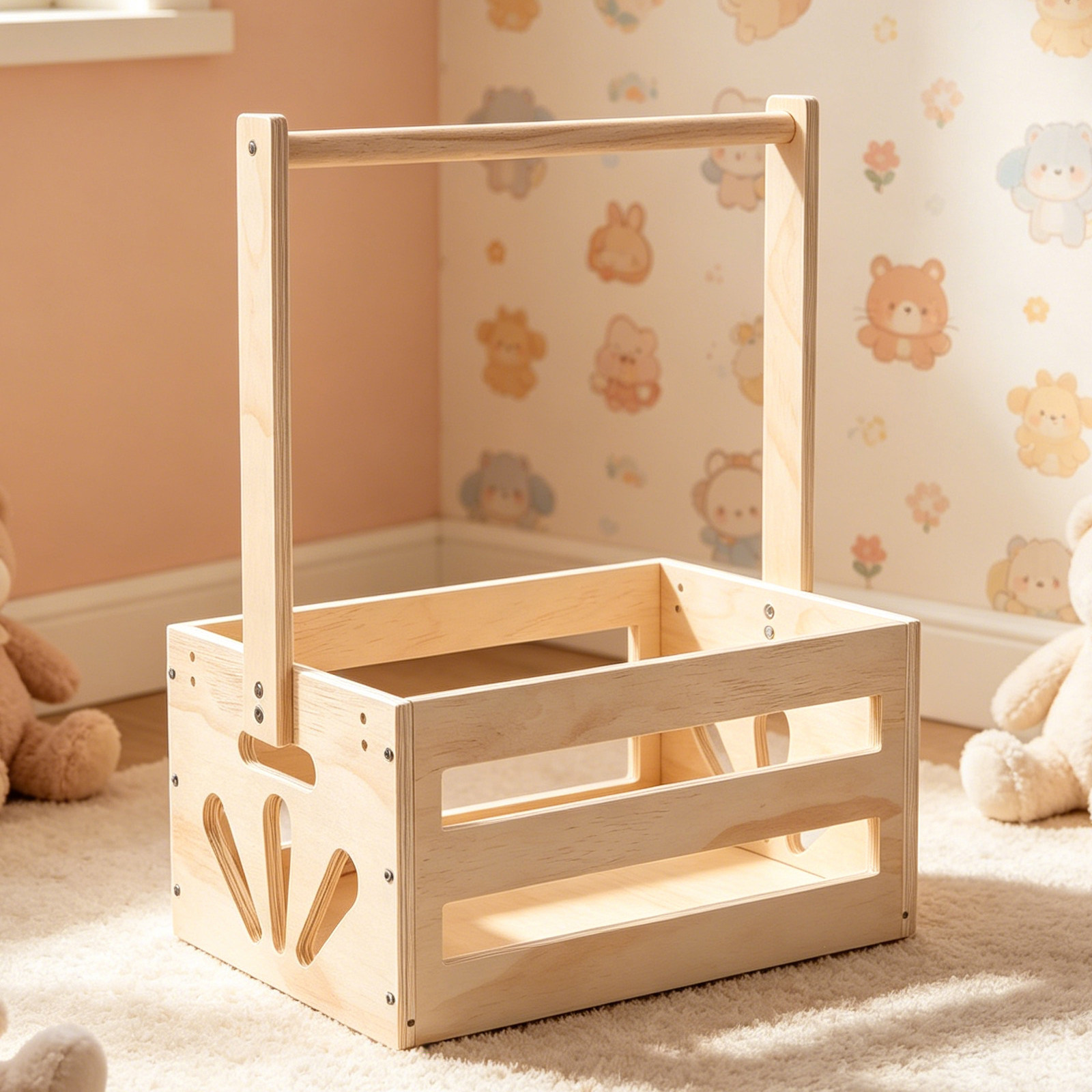صندوق تخزين لغرفة الأطفال مع م - مراجعة Baby Nursery Hamper وسعره