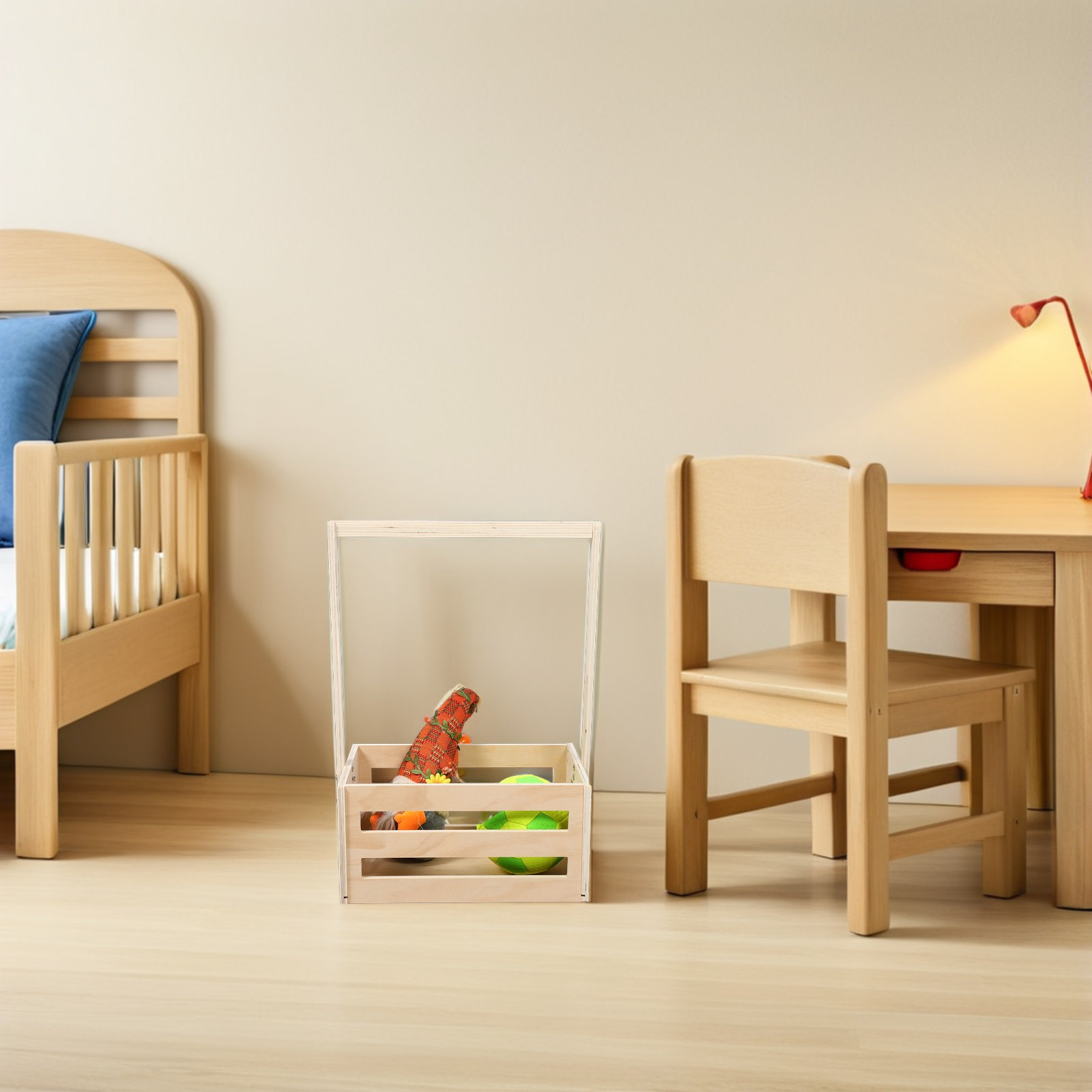 صندوق تخزين خشبي عتيق لحفلات ا - مراجعة Baby Nursery Storage وسعره
