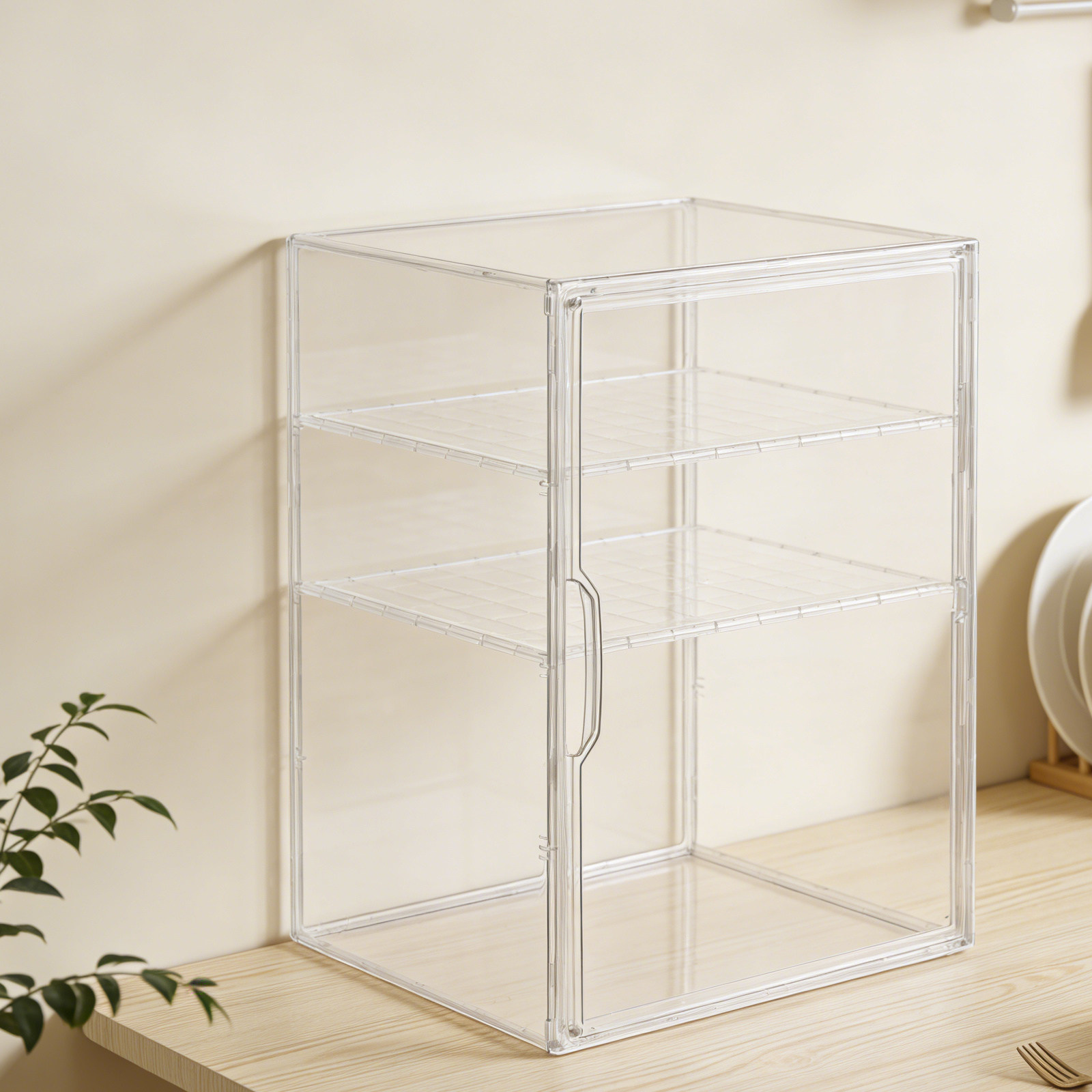 منظم زجاجات شفاف بثلاث طبقات ل - مراجعة Baby Nursery Storage وسعره