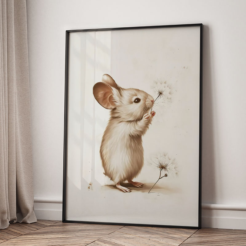 ملصقات حائط على شكل دب وأرنب و - مراجعة Baby Nursery Posters وسعره